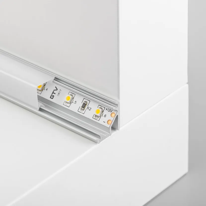 Slika proizvoda: ALU NADGRADNI UGAONI GLAX PRIFIL 2M ALU GTV LED PA-GLAXNKKT-AL